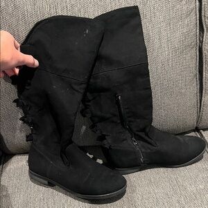 Cat & Jack Black Over the Knee Boots